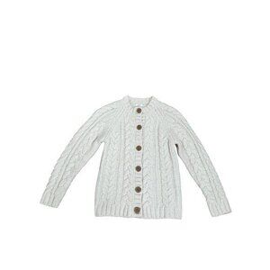 Cable Knit Cardigan Sweater For Kids By Next Cream Color Button Front Long Sleev